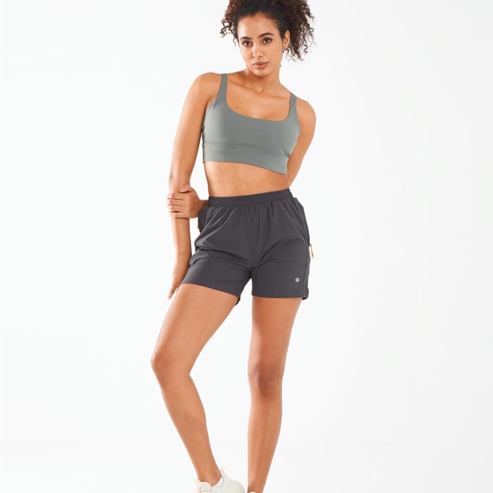 NWT XXL Allzero Black Active Shorts with Side Zip Pocket